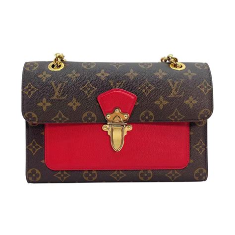 borsa a mano interno rosso louis vuitton